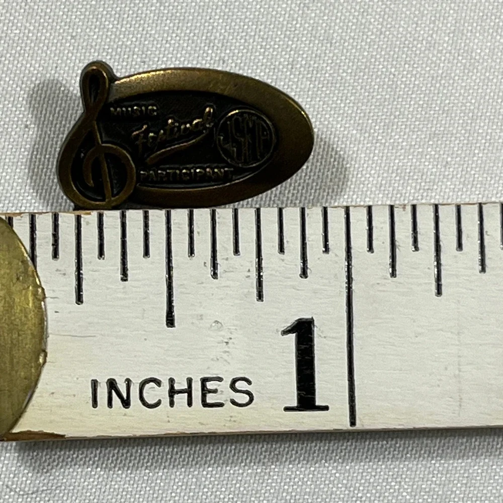 WSMA Wisconsin School of Music Music Festival Participant Pin Vintage